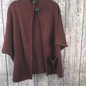 Tally Ho poncho cape with sleeves